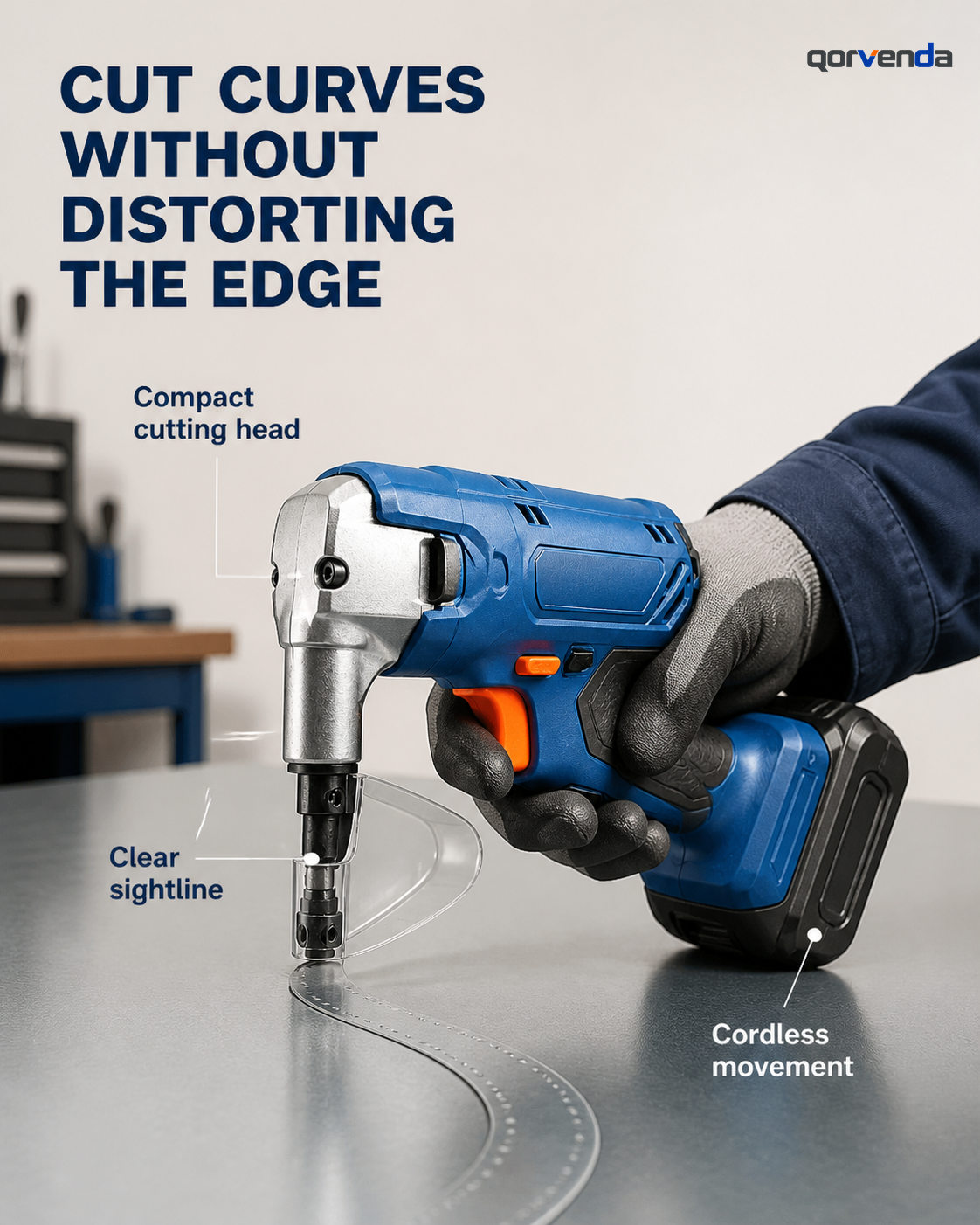 Cut curves without distorting the edge